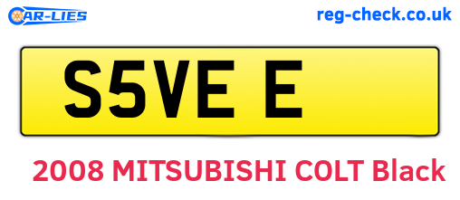 S5VEE are the vehicle registration plates.