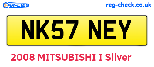 NK57NEY are the vehicle registration plates.