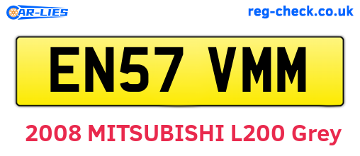 EN57VMM are the vehicle registration plates.