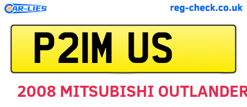 P21MUS are the vehicle registration plates.