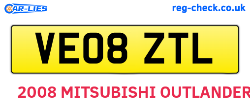 VE08ZTL are the vehicle registration plates.