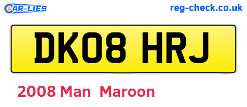 Maroon 2008 Man  (DK08HRJ)