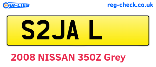 S2JAL are the vehicle registration plates.
