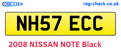 NH57ECC are the vehicle registration plates.