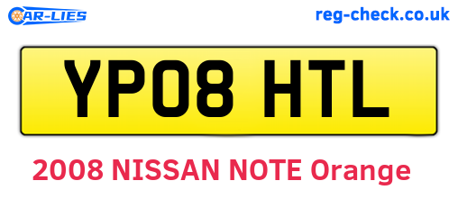 YP08HTL are the vehicle registration plates.