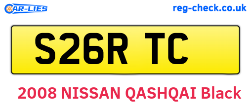 S26RTC are the vehicle registration plates.