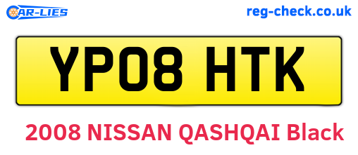 YP08HTK are the vehicle registration plates.
