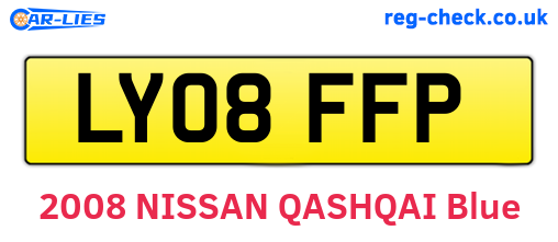 LY08FFP are the vehicle registration plates.