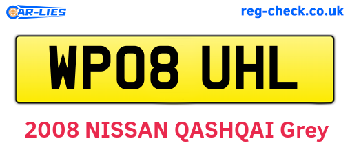 WP08UHL are the vehicle registration plates.