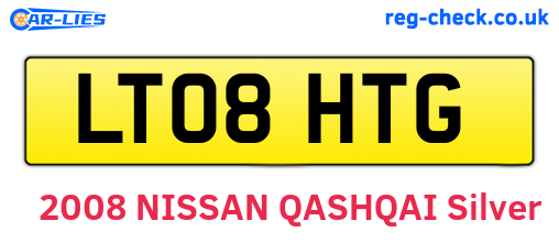LT08HTG are the vehicle registration plates.