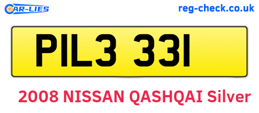 PIL3331 are the vehicle registration plates.