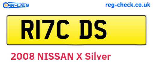 R17CDS are the vehicle registration plates.