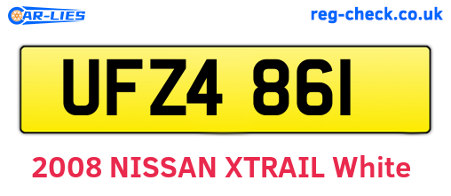 UFZ4861 are the vehicle registration plates.