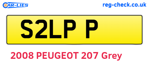 S2LPP are the vehicle registration plates.