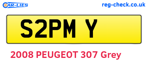 S2PMY are the vehicle registration plates.