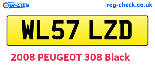 WL57LZD are the vehicle registration plates.