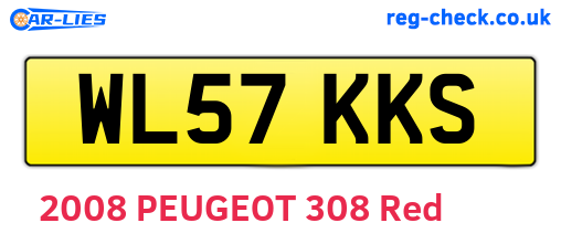 WL57KKS are the vehicle registration plates.