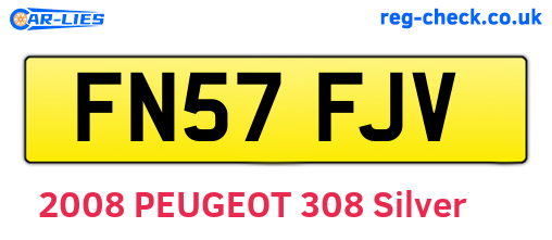 FN57FJV are the vehicle registration plates.