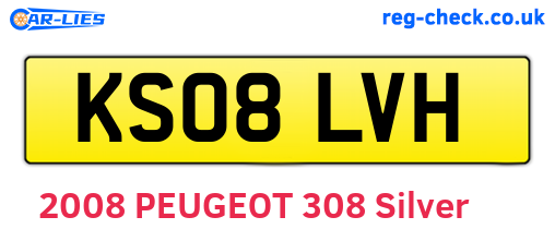 KS08LVH are the vehicle registration plates.