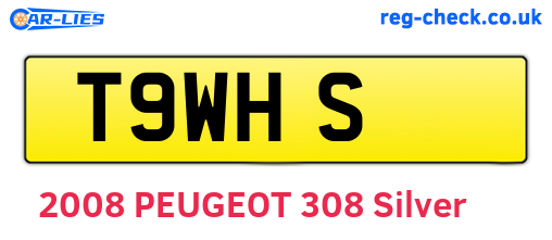 T9WHS are the vehicle registration plates.