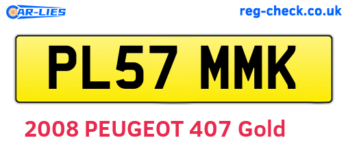 PL57MMK are the vehicle registration plates.