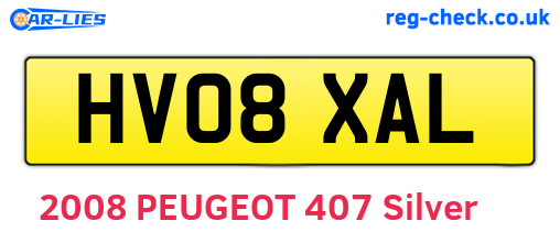 HV08XAL are the vehicle registration plates.