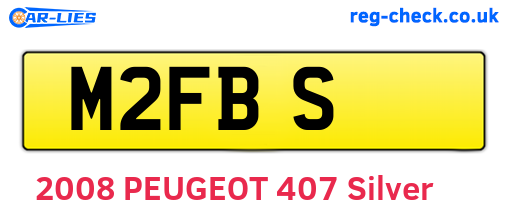 M2FBS are the vehicle registration plates.