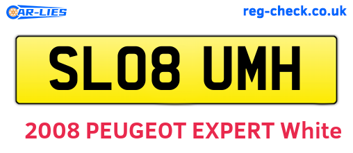 SL08UMH are the vehicle registration plates.
