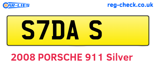 S7DAS are the vehicle registration plates.