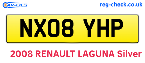 NX08YHP are the vehicle registration plates.