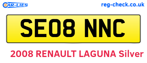 SE08NNC are the vehicle registration plates.