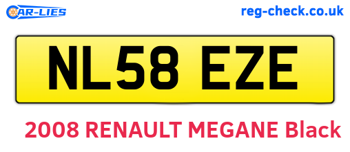 NL58EZE are the vehicle registration plates.
