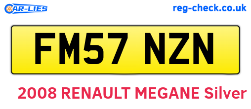 FM57NZN are the vehicle registration plates.