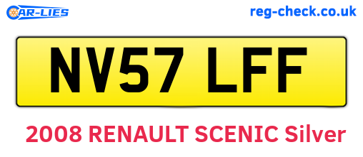 NV57LFF are the vehicle registration plates.