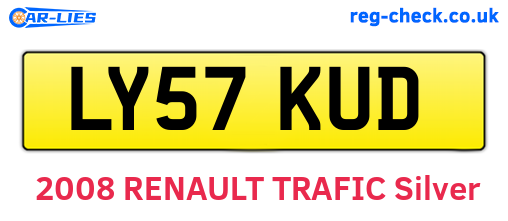 LY57KUD are the vehicle registration plates.