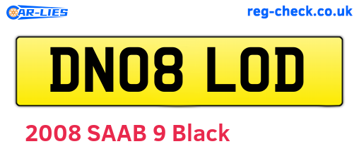 DN08LOD are the vehicle registration plates.