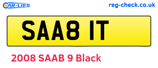 SAA81T are the vehicle registration plates.