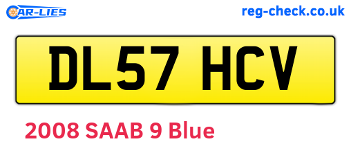 DL57HCV are the vehicle registration plates.