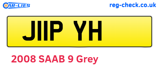 J11PYH are the vehicle registration plates.