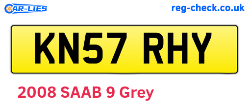 KN57RHY are the vehicle registration plates.