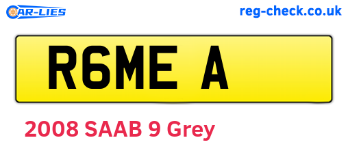 R6MEA are the vehicle registration plates.