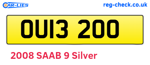 OUI3200 are the vehicle registration plates.