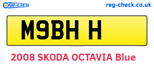 M9BHH are the vehicle registration plates.