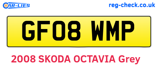 GF08WMP are the vehicle registration plates.