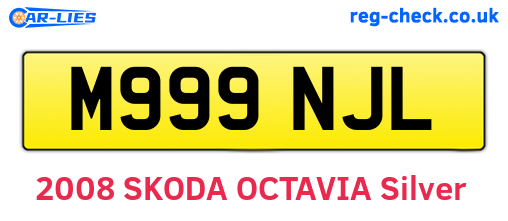 M999NJL are the vehicle registration plates.