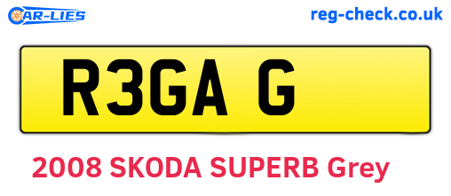 R3GAG are the vehicle registration plates.