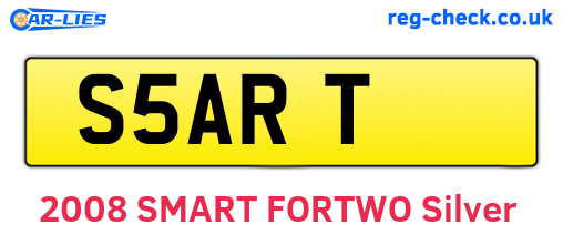 S5ART are the vehicle registration plates.