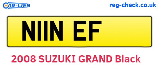 N11NEF are the vehicle registration plates.
