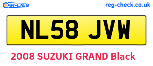 NL58JVW are the vehicle registration plates.