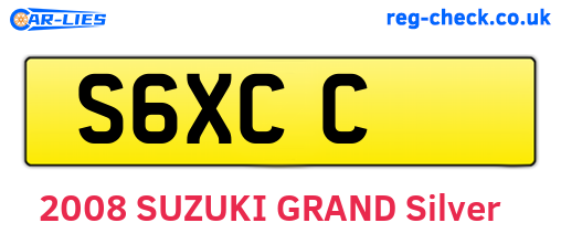 S6XCC are the vehicle registration plates.